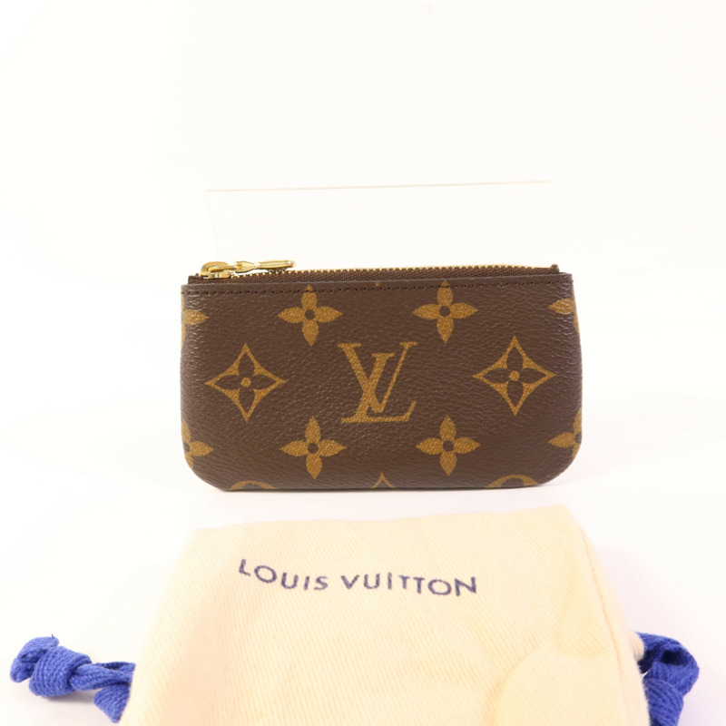 LOUIS VUITTON Monogram Key Pouch金扣鎖匙包-14