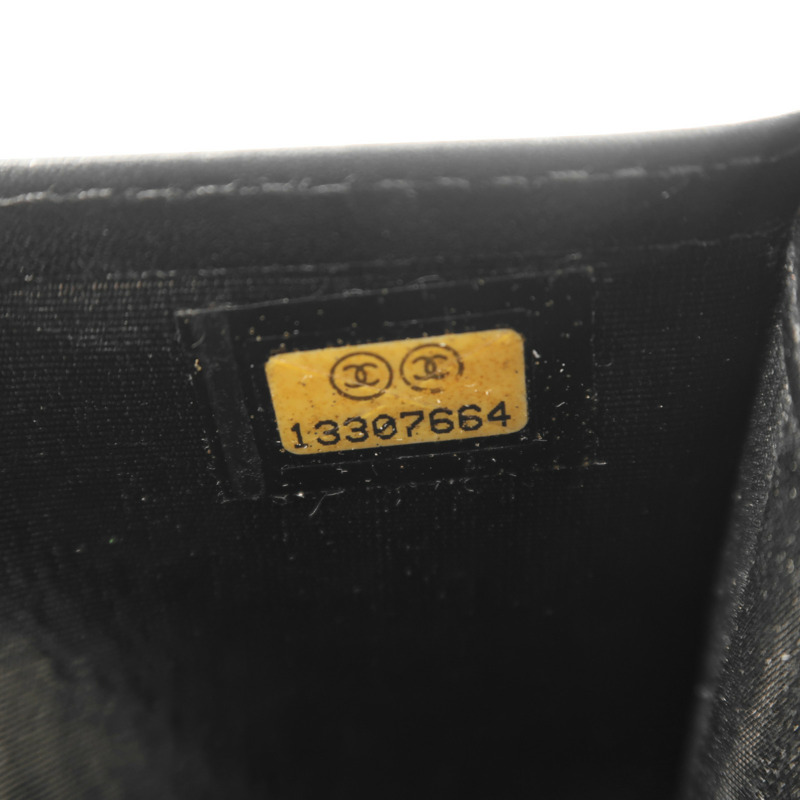 CHANEL 牛皮皮革Long Wallet銀扣長錢包-8