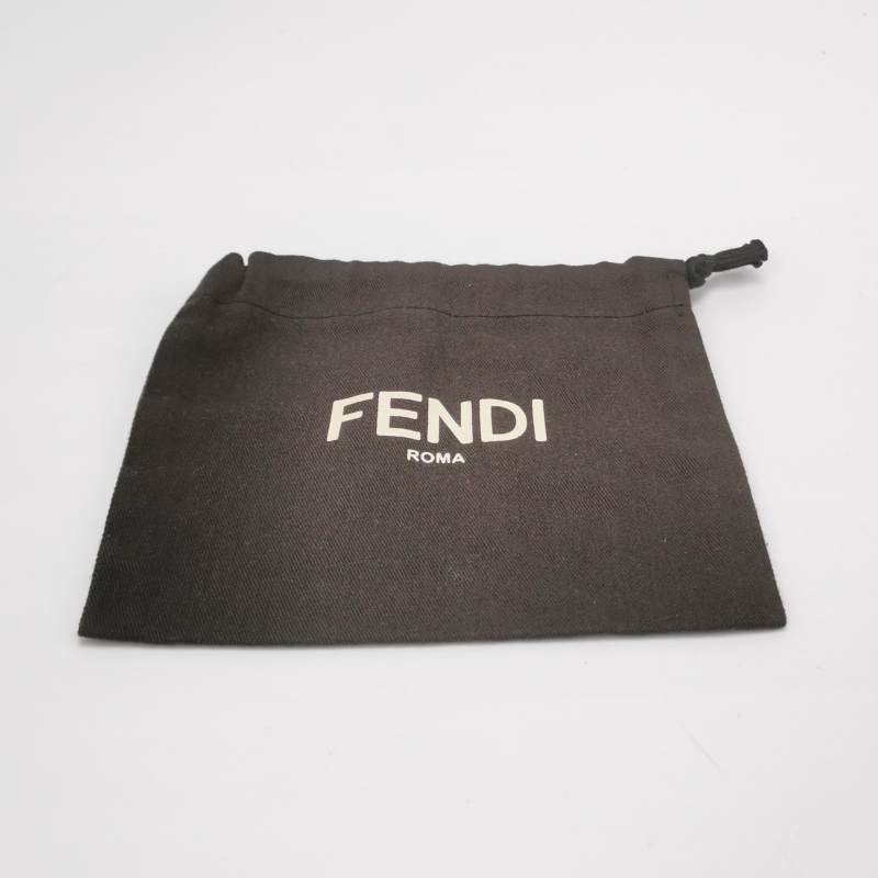 Fendi 牛皮 雙F 老花 零錢包-7