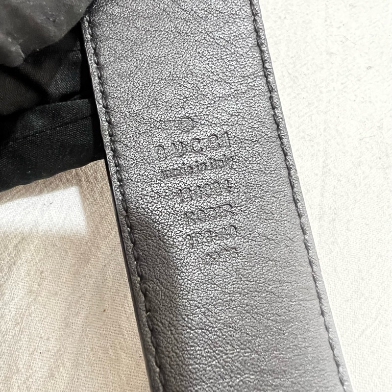 Gucci 金屬雙G皮帶-1