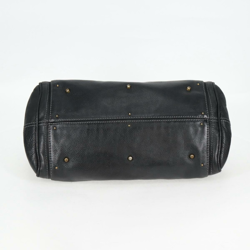 【日本直送】Chloe Paddington 手提包，黑色金色銀色真皮款，型號 am8772V-8