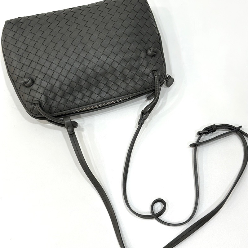 Bottega Veneta BV Nodini 灰 貝殼包 肩背包 斜背包 側背包 手提包-8