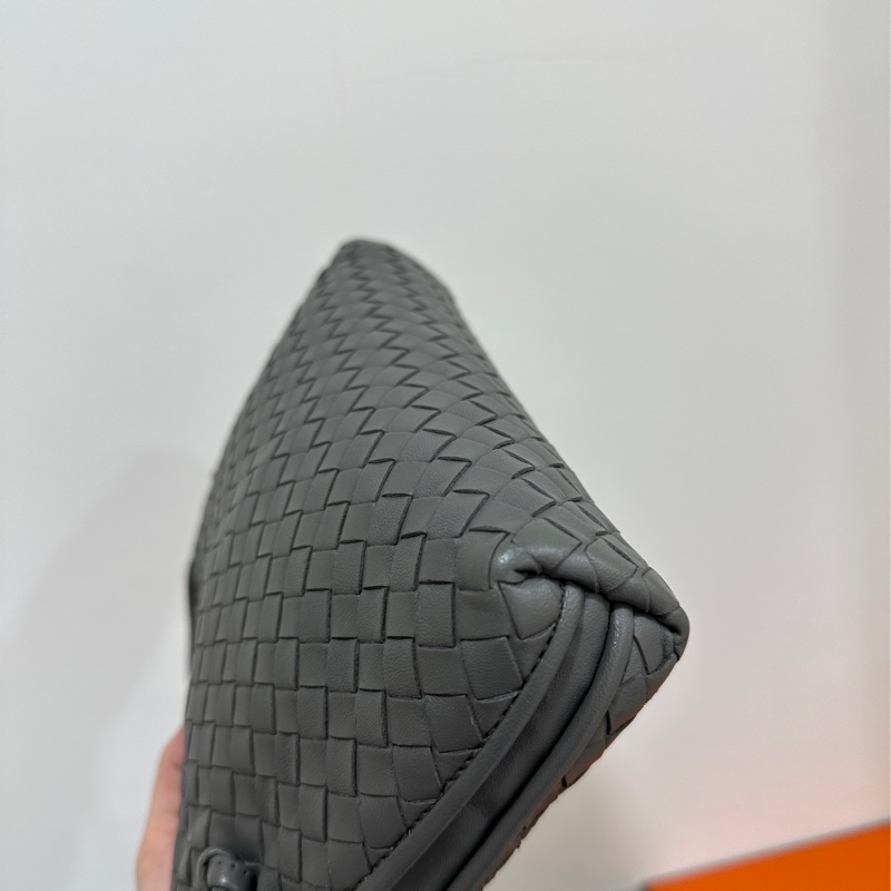 Bottega Veneta BV Nodini 灰 貝殼包 肩背包 斜背包 側背包 手提包-14