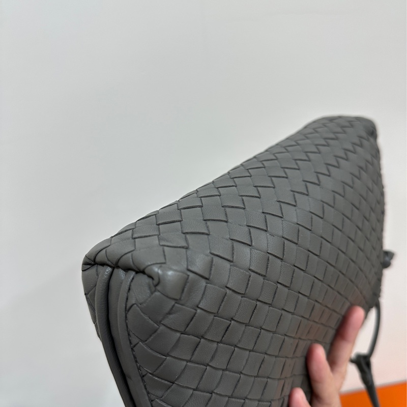 Bottega Veneta BV Nodini 灰 貝殼包 肩背包 斜背包 側背包 手提包-15