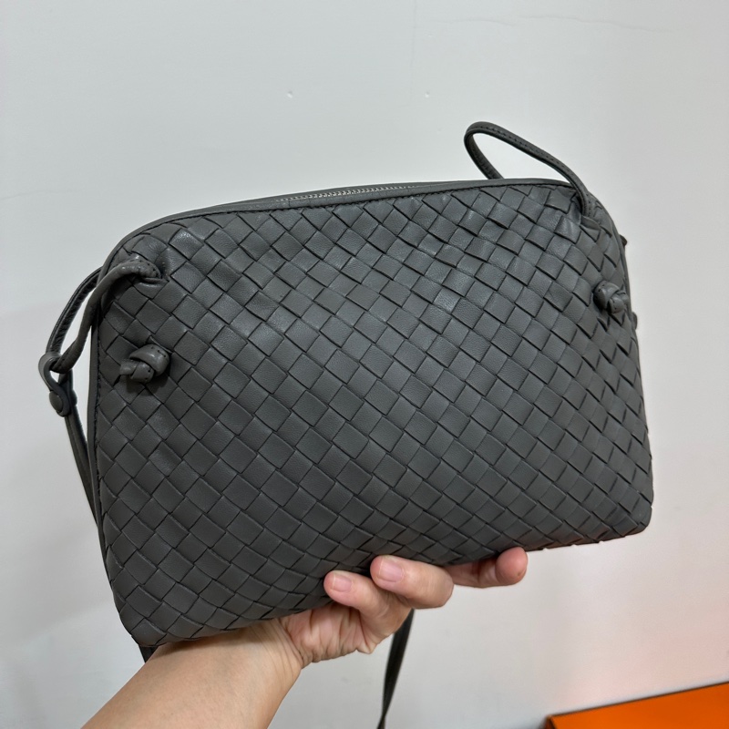 Bottega Veneta BV Nodini 灰 貝殼包 肩背包 斜背包 側背包 手提包-20