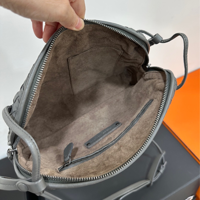 Bottega Veneta BV Nodini 灰 貝殼包 肩背包 斜背包 側背包 手提包-22