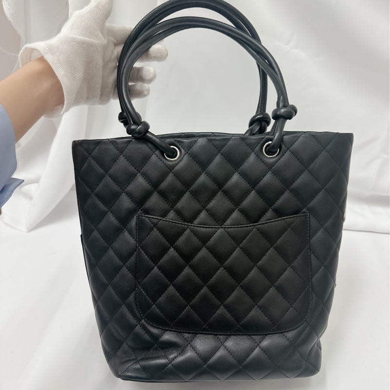 莉亞精品♡ Chanel 康鵬 熊貓菜籃子 二手美包-2