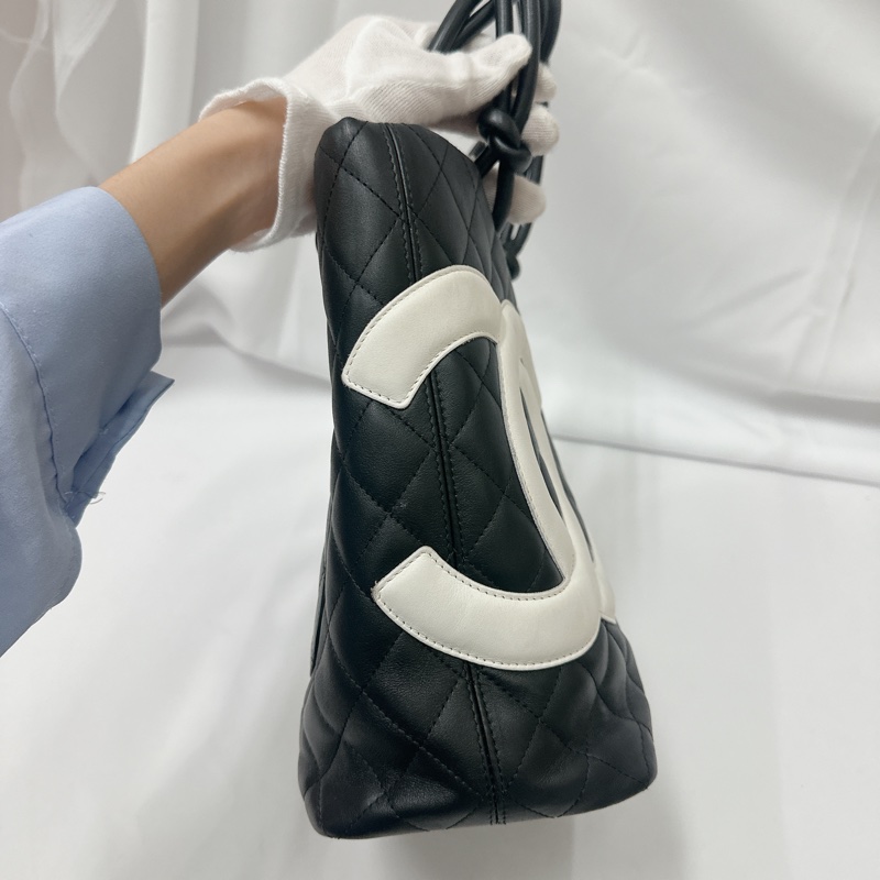 莉亞精品♡ Chanel 康鵬 熊貓菜籃子 二手美包-4