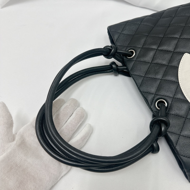 莉亞精品♡ Chanel 康鵬 熊貓菜籃子 二手美包-11