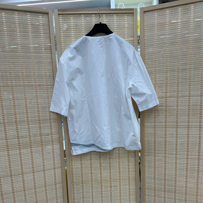 Hermes愛馬仕夾克襯衫,愛馬仕短袖拼接外套。 40碼-1