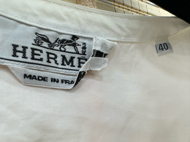 Hermes愛馬仕夾克襯衫,愛馬仕短袖拼接外套。 40碼-2