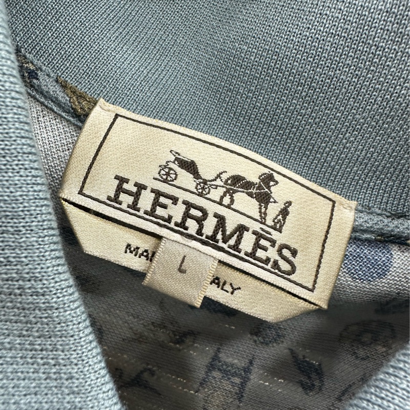 Hermes 愛馬仕寬鬆版男士短袖polo L碼-2