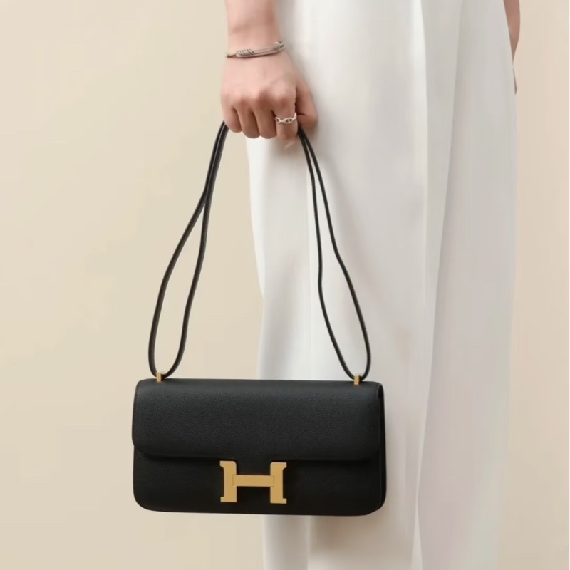 莉亞精品♡ Hermes 康康Elan 黑金 全新未使用-1