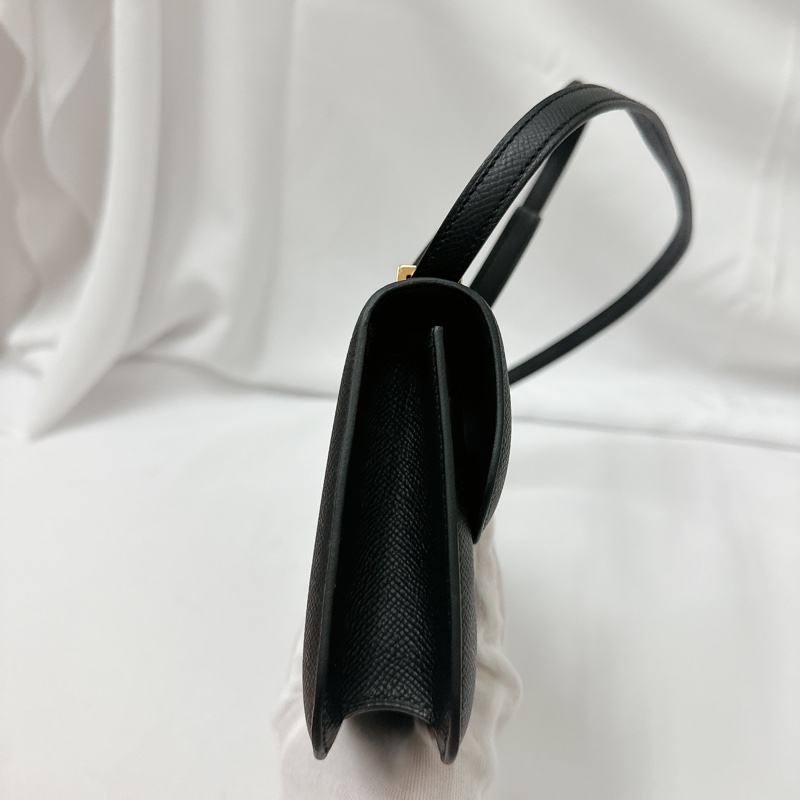 莉亞精品♡ Hermes 康康Elan 黑金 全新未使用-5