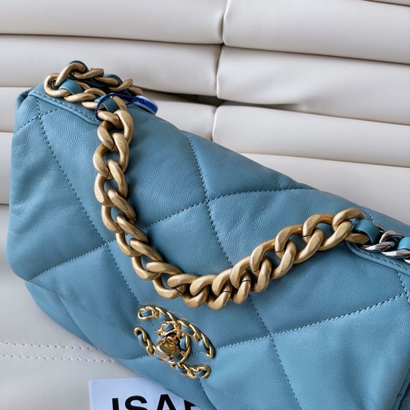 Chanel 香奈兒19bag 小號 山羊皮 26*16*9-1