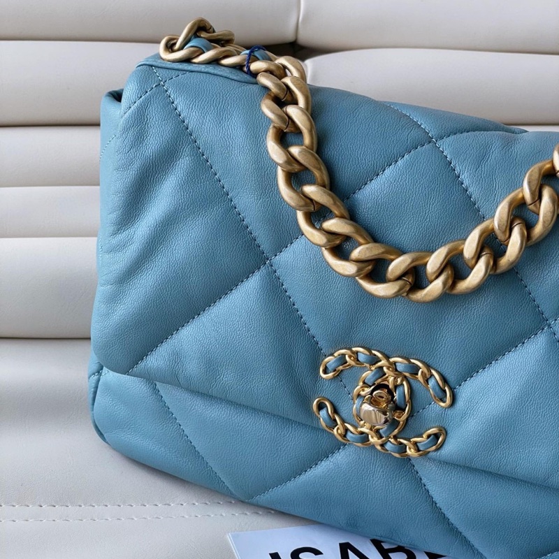 Chanel 香奈兒19bag 小號 山羊皮 26*16*9-2