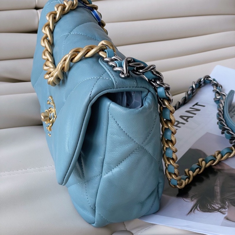 Chanel 香奈兒19bag 小號 山羊皮 26*16*9-6