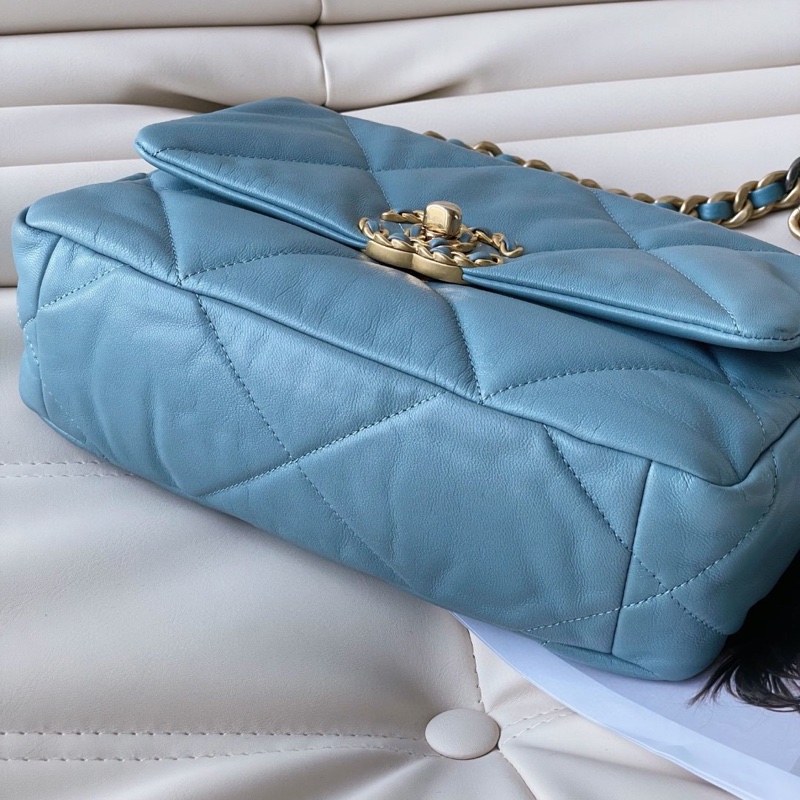 Chanel 香奈兒19bag 小號 山羊皮 26*16*9-8