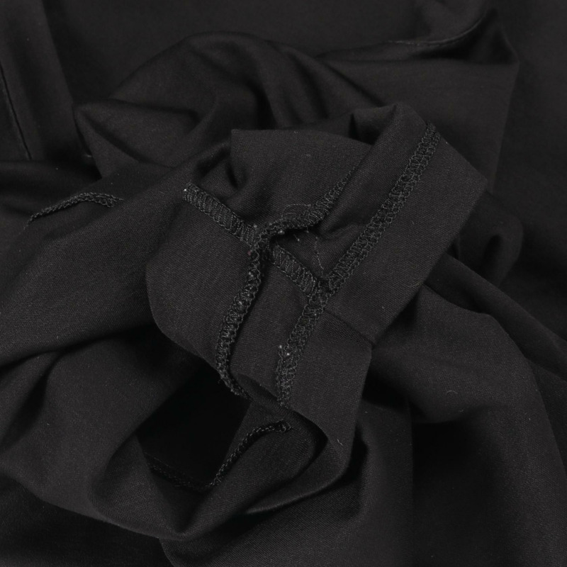 CHANEL Gabriel 植絨印花 T 卹 P57359K07506 棉黑色 #38 二手女款-8