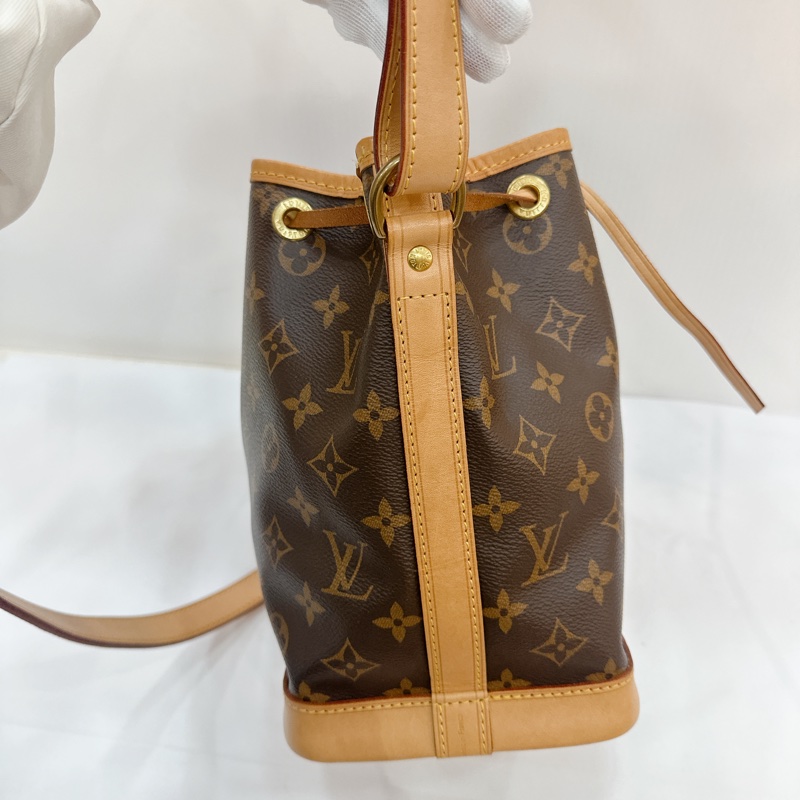 莉亞精品♡ LV 老花抽繩水桶包 二手美包-5