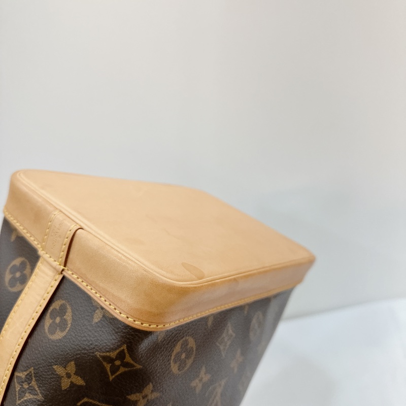 莉亞精品♡ LV 老花抽繩水桶包 二手美包-9