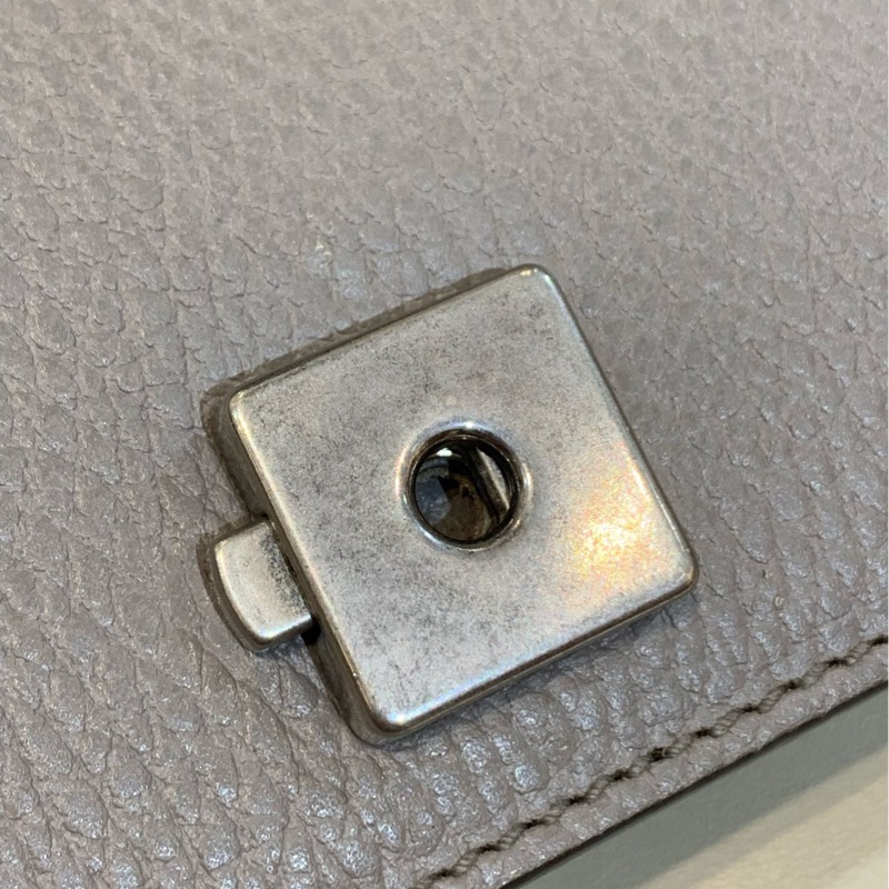 Gucci Dionysus 灰色酒神包 荔枝紋牛皮 中號約28*17 黑標030-14