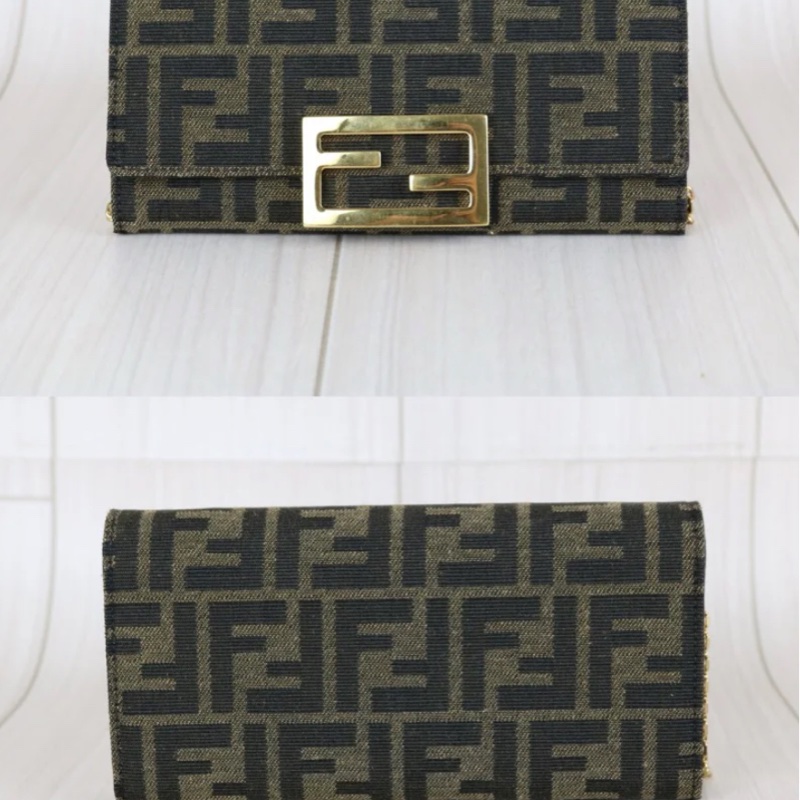 「JL精品代購」9新 FENDI 老花Woc-2