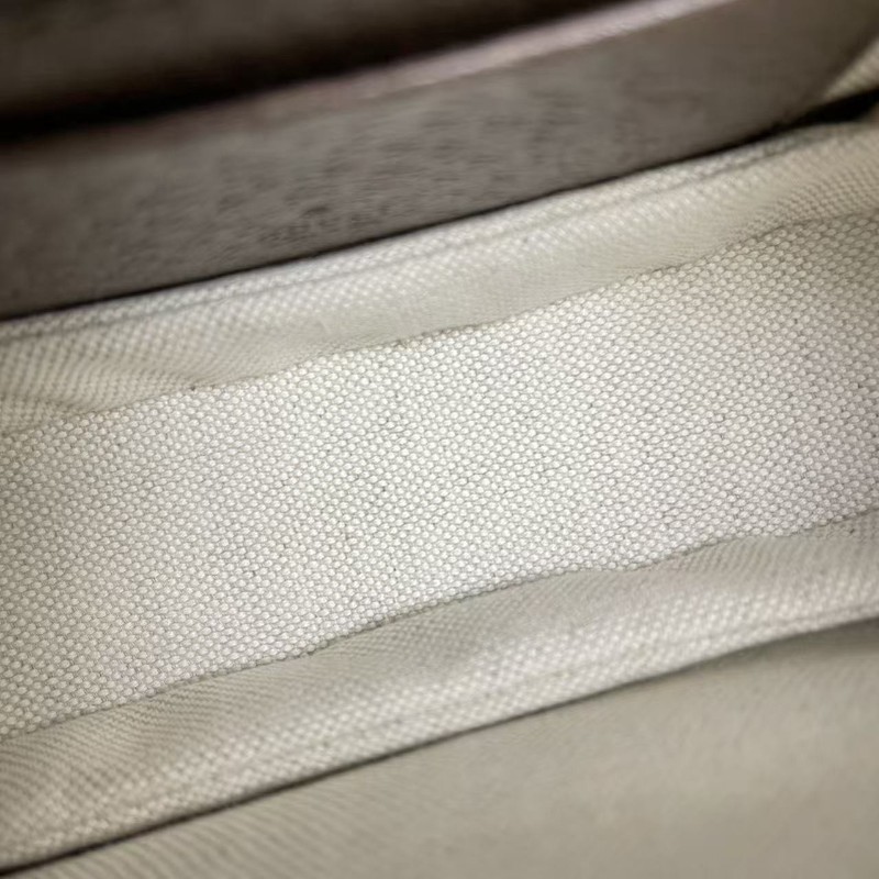 Gucci古馳 竹節手柄迷你老花雙肩帶包 手提包 斜背包-8