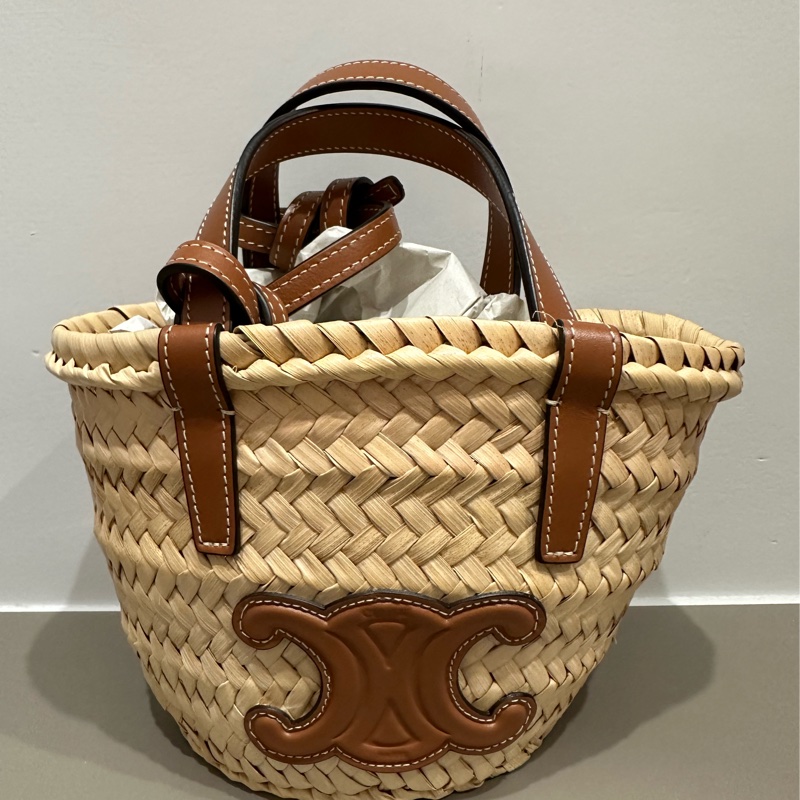 Celine Mini 草竹編經典款-0