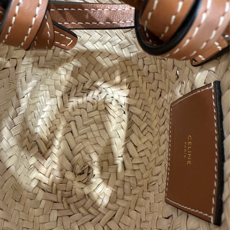Celine Mini 草竹編經典款-6