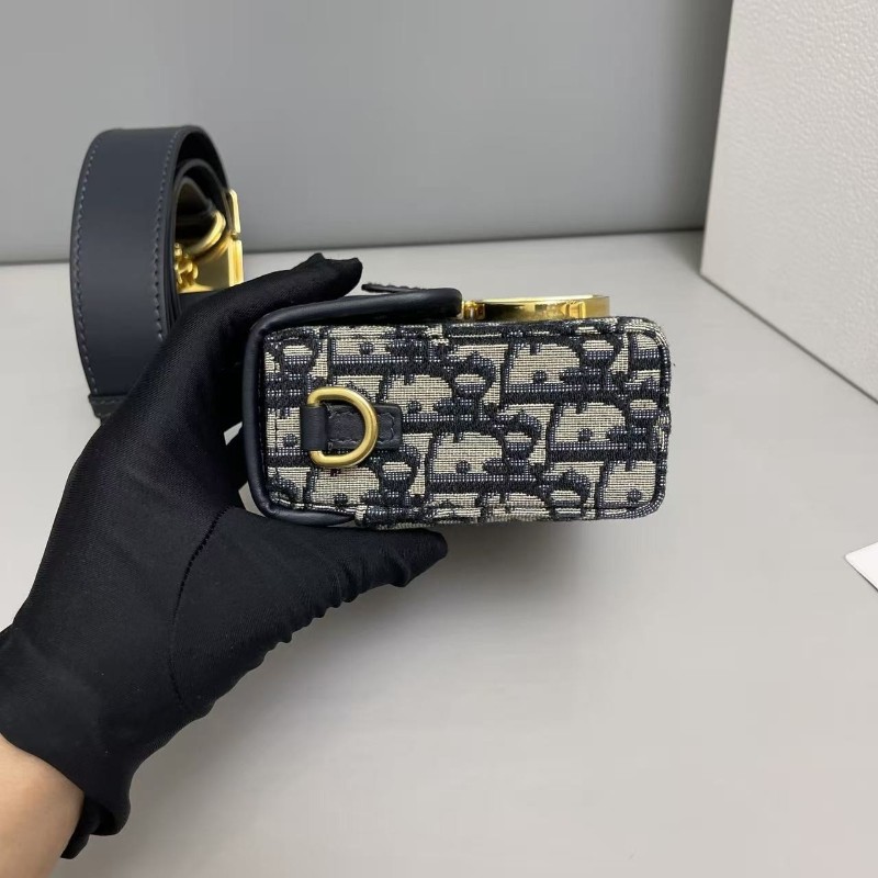 Dior迪奧 老花蒙田迷你盒子 斜背包 肩背包-2