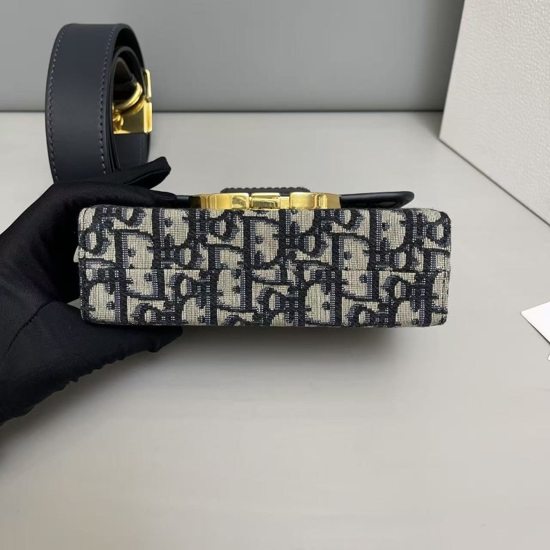 Dior迪奧 老花蒙田迷你盒子 斜背包 肩背包-3
