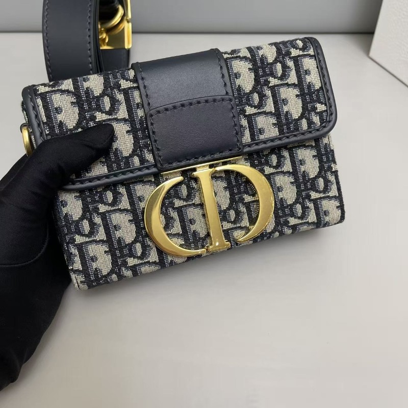 Dior迪奧 老花蒙田迷你盒子 斜背包 肩背包-5