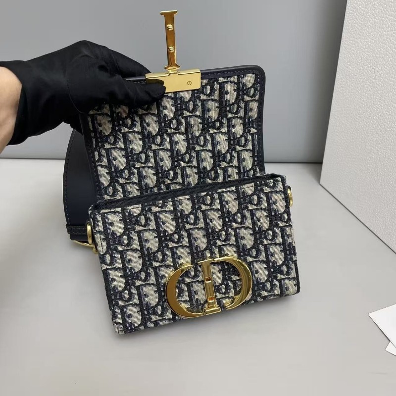 Dior迪奧 老花蒙田迷你盒子 斜背包 肩背包-7