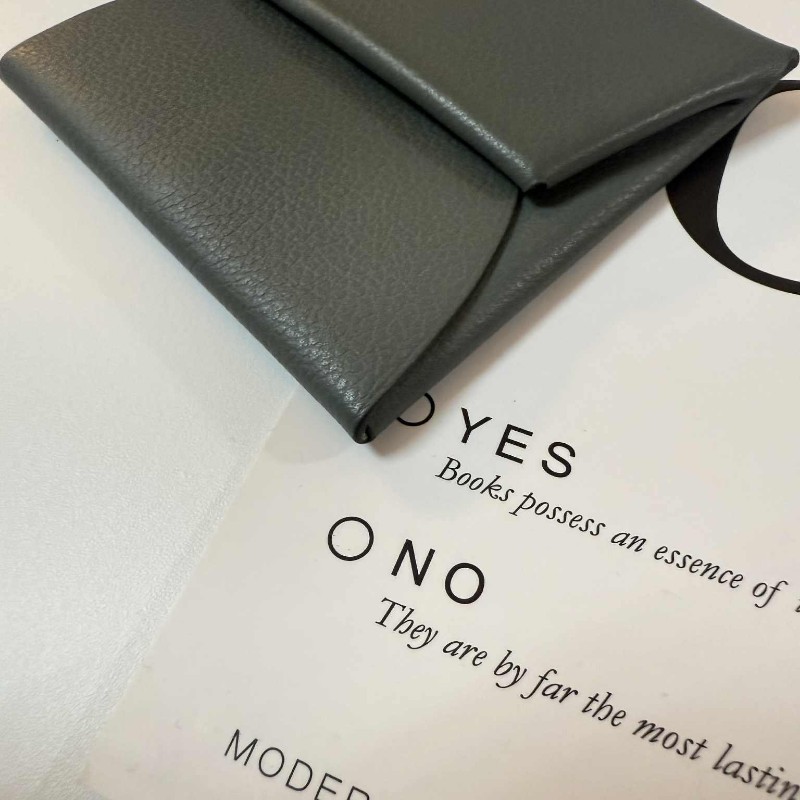 HERMÈS 經典 Bastia epsom皮 深灰色拼色 零錢包-9