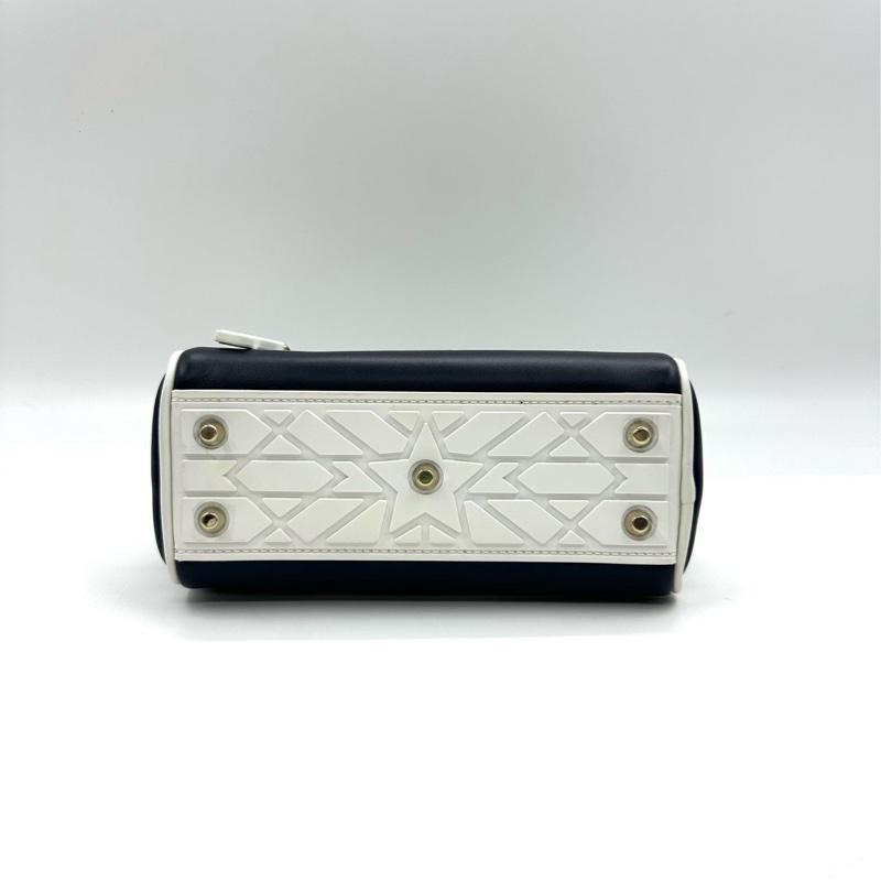 DIOR迪奧 vibe系列mini保齡球包 可單肩 手提 斜挎 尺寸約17.5*8*10.5 配件肩帶-5