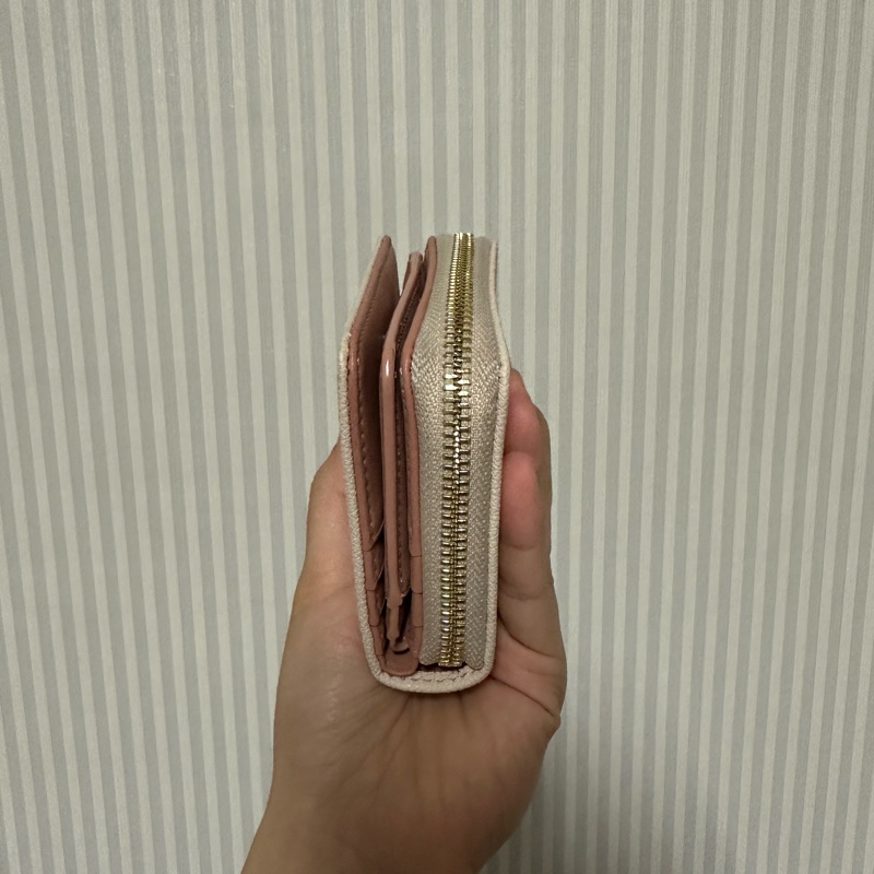 CHARLES & KEITH 粉色短夾-11