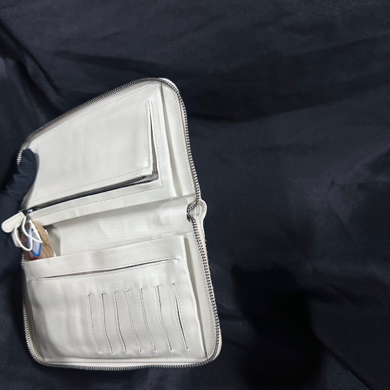 葆蝶家Bottega Veneta 白色編織手拿包 手提包-6