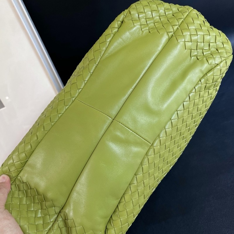 葆蝶家/Bottega Veneta牛油果色雙肩帶和尚包 肩背包-4