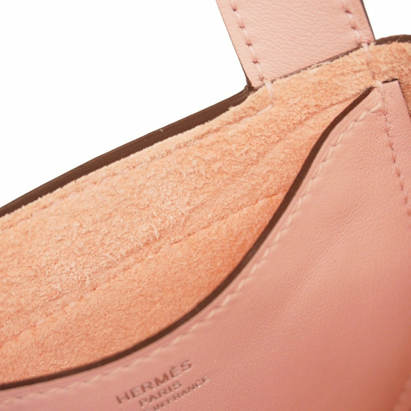 Hermes Hermès In the Loop 18 手提包,Taurillon Clemence 皮革,櫻花粉,B 印章,女款-6