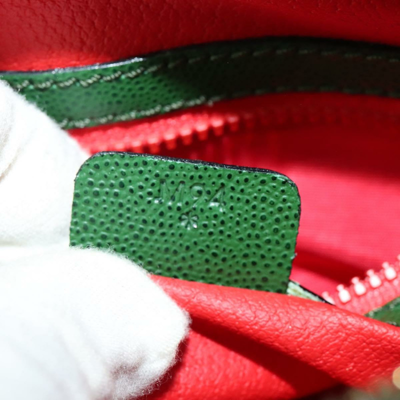 【日本直送】CELINE 皮革肩背包 綠色 金色 正品 137184-11