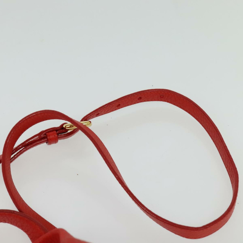 【日本直送】Salvatore Ferragamo Vala 手提包 皮革 2 向 紅金 正品 137172-13