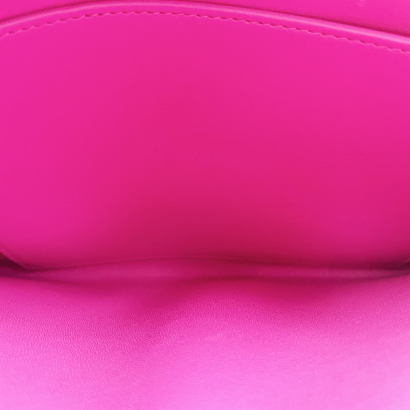 HERMES 愛馬仕 Cinhetic 海葵紫銀扣手拿包 C刻 底長25cm-4