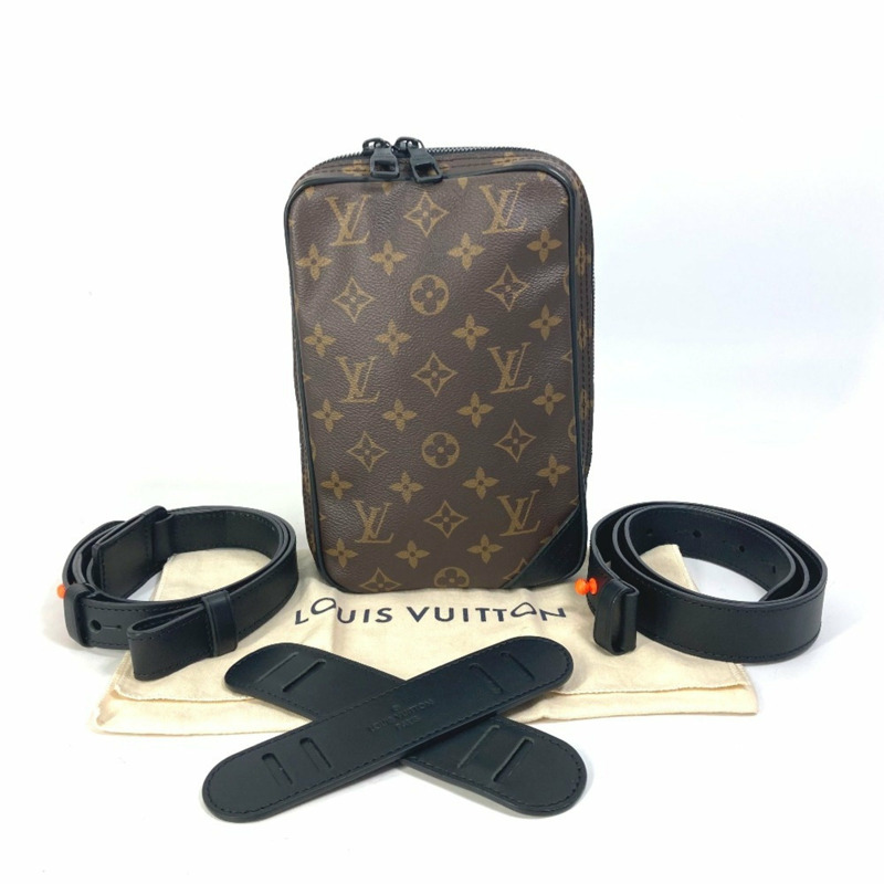 LOUIS VUITTON M44477 Monogram Solar Ray 帆布實用側包/肩背包，男款，棕色-2