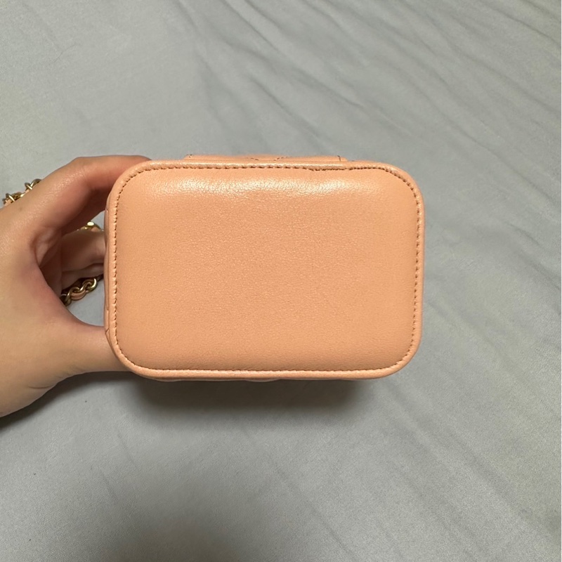 chanel 小盒子鮭魚粉 日本帶回-5
