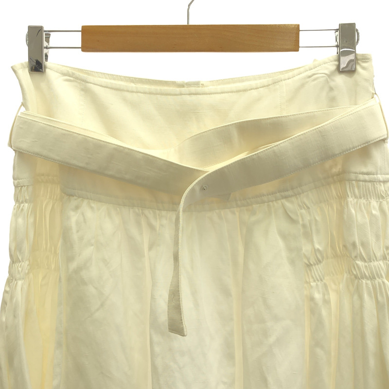 JIL SANDER 白色人造絲半身裙 SKJWBA0109 38碼 二手女裝-2