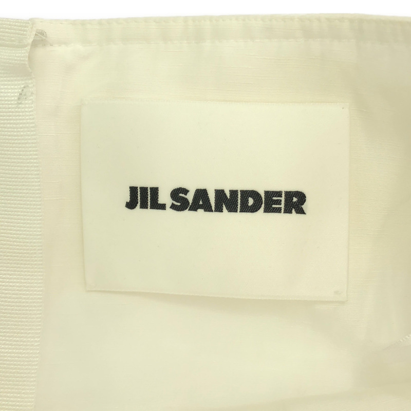 JIL SANDER 白色人造絲半身裙 SKJWBA0109 38碼 二手女裝-5