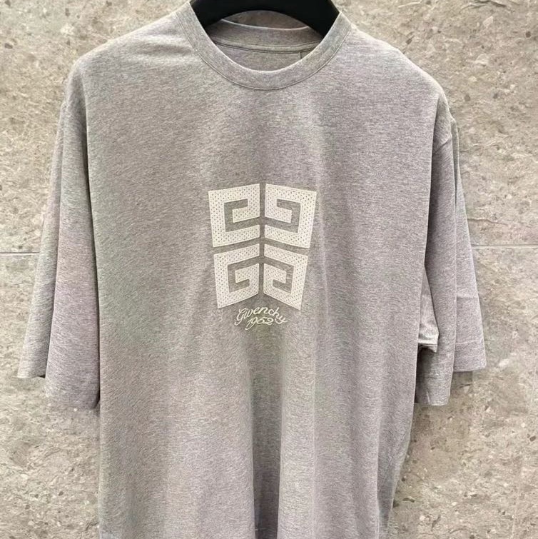 促銷品Givenchy男款 短袖T OS版#L XL 碼 灰色-0