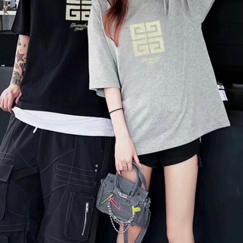 促銷品Givenchy男款 短袖T OS版#L XL 碼 灰色-3