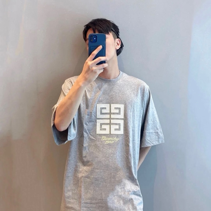 促銷品Givenchy男款 短袖T OS版#L XL 碼 灰色-4